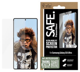 PanzerGlass SAFE Ultra-Wide Fit Samsung S25 Ultra Screen Protector EasyAlignerr afbeelding
