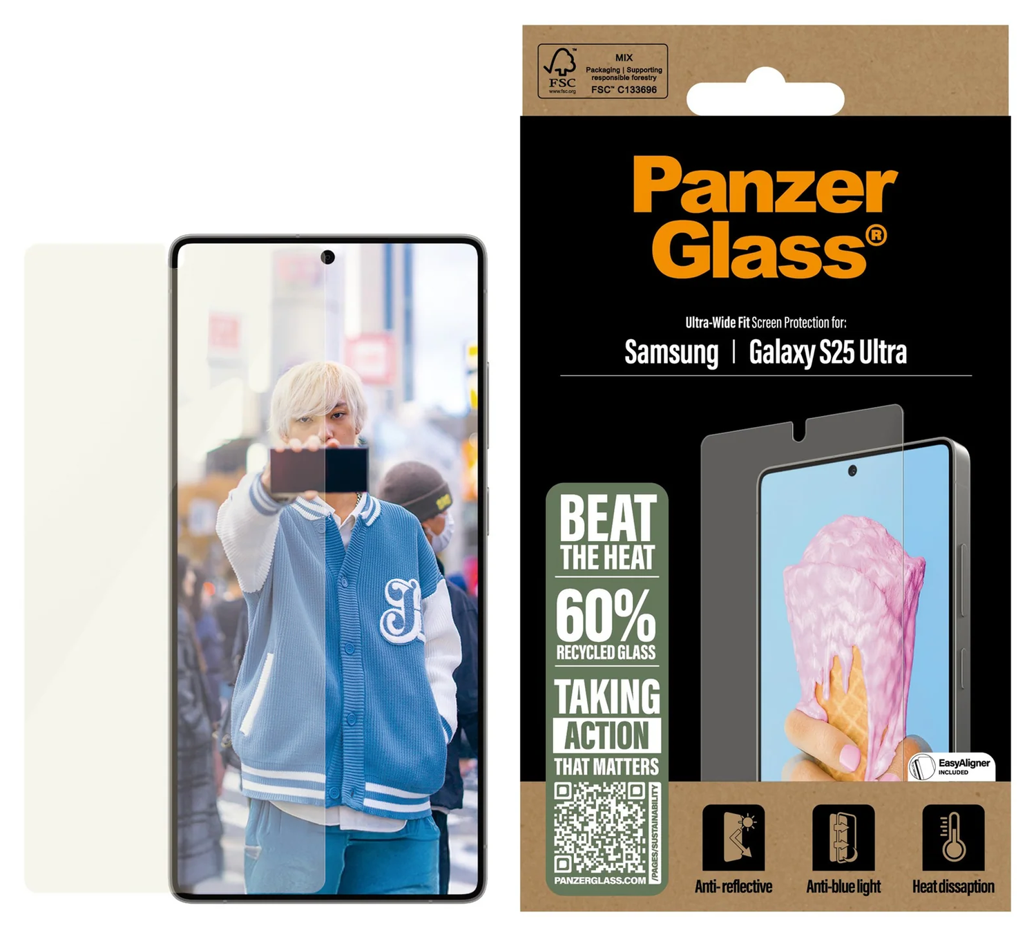 PanzerGlass All In One Samsung Galaxy S25 Ultra Screen Protector afbeelding 1