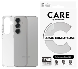 PanzerGlass Care Urban Combat Samsung Galaxy S25 Plus Hoesje Transparant afbeelding