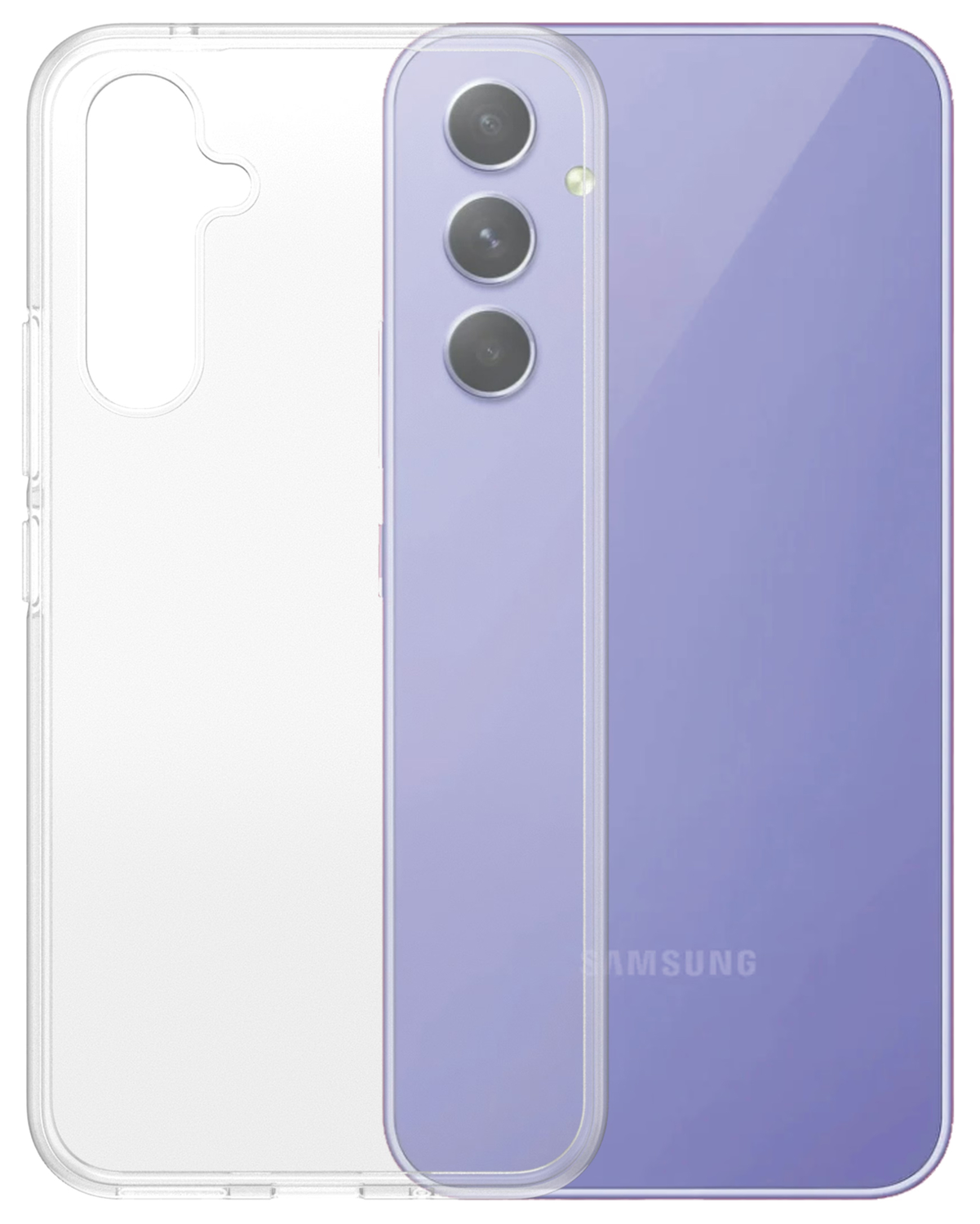 PanzerGlass SAFE Samsung Galaxy A54 Hoesje TPU Back Cover Transparant afbeelding 1