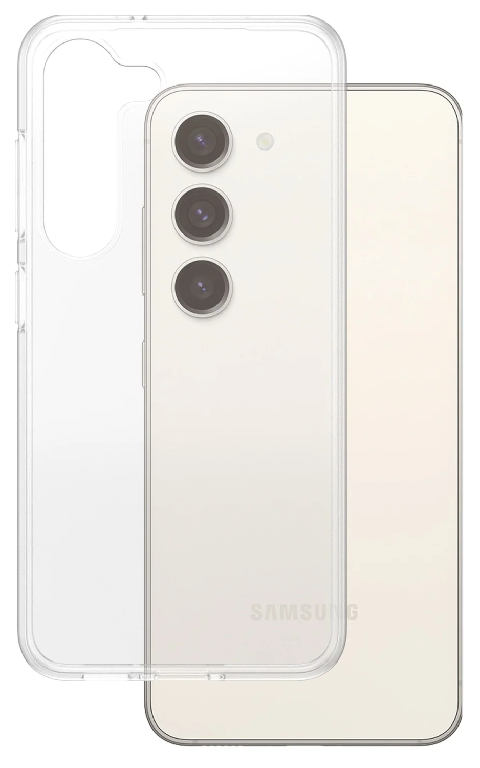 PanzerGlass SAFE Samsung Galaxy S23 Hoesje TPU Back Cover Transparant afbeelding 1