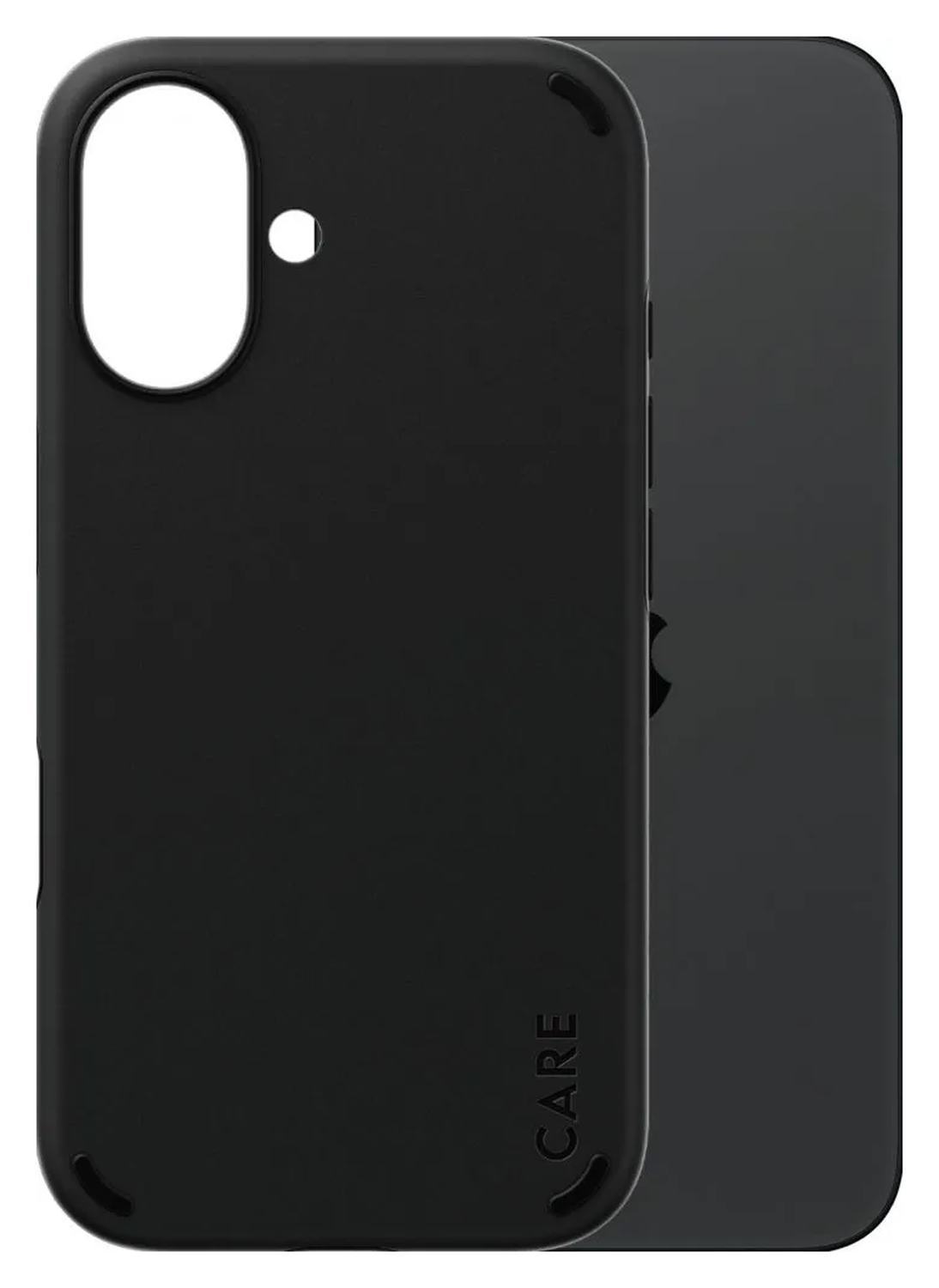 PanzerGlass CARE Double Defense iPhone 16 Plus Hoesje Back Cover Zwart afbeelding 2