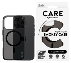 PanzerGlass CARE Smokey iPhone 16 Pro Hoesje MagSafe Back Cover Zwart afbeelding
