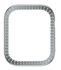 PanzerGlass SAFE Bling - Apple Watch 11/10 42MM Hoesje - Bumper Glitter Zilver afbeelding 3