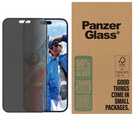 PanzerGlass Ultra-Wide iPhone 16 Plus / 15 Plus  Privacy Glass afbeelding