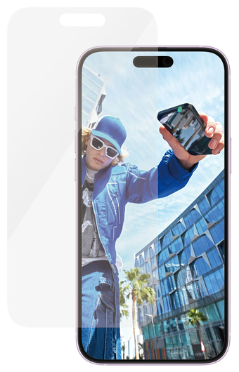 PanzerGlass Classic Fit iPhone 16 Plus Screen Protector Tempered Glass afbeelding 2