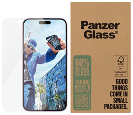 PanzerGlass Classic Fit iPhone 16 Plus Screen Protector Tempered Glass afbeelding
