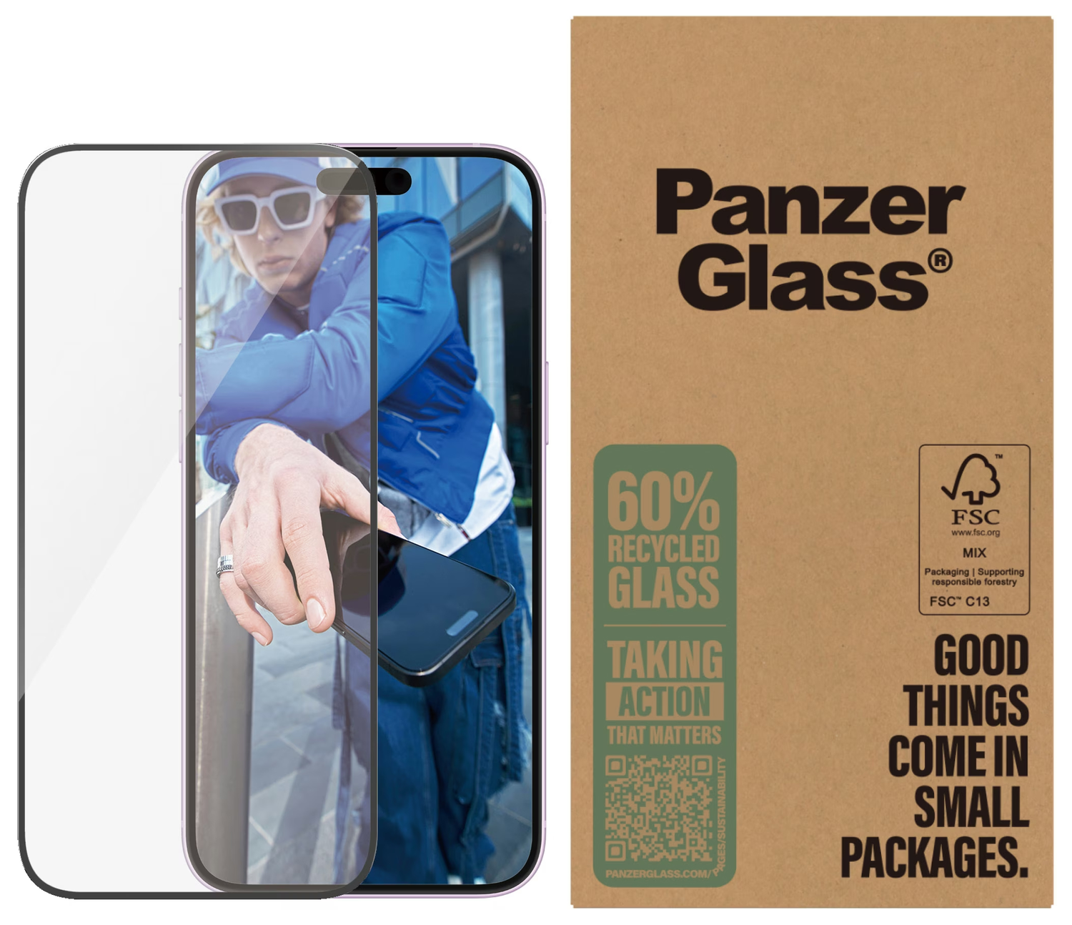 PanzerGlass Ultra-Wide iPhone 16 Pro Max Screen Protector afbeelding 1