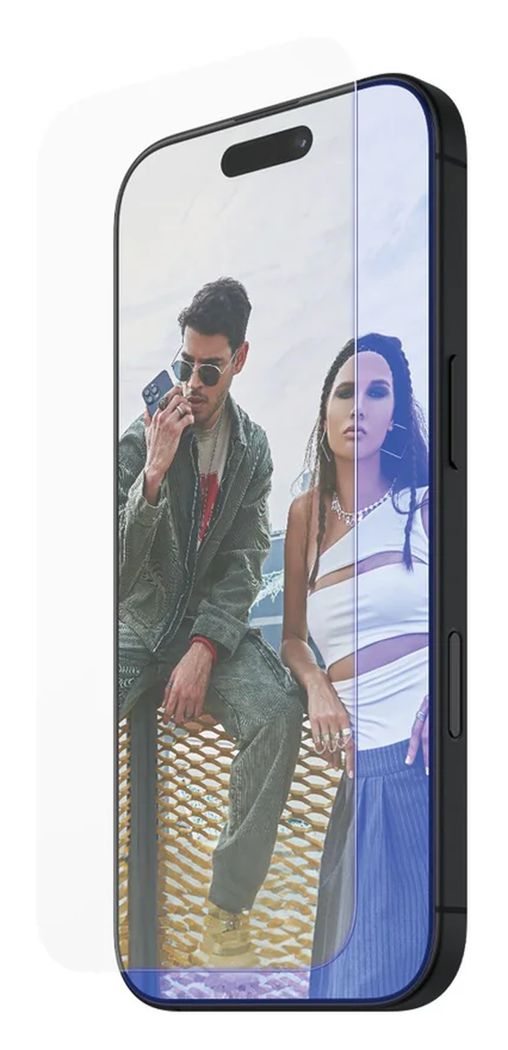 PanzerGlass SAFE Ultra-Wide iPhone 16 Plus Screen Protector Anti Blue Light afbeelding 2