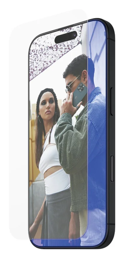 PanzerGlass SAFE Ultra-Wide iPhone 16 Screen Protector Anti Blue Light afbeelding 2