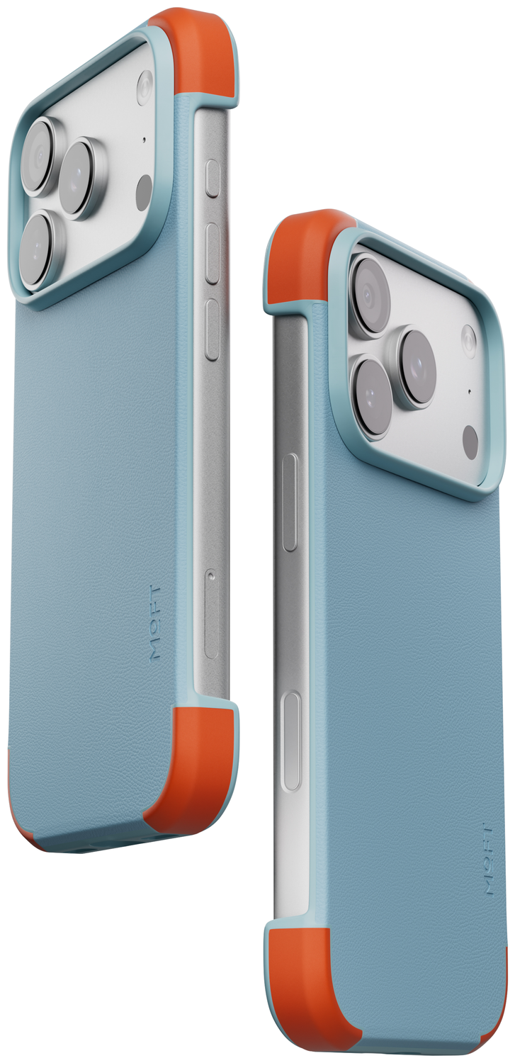 MOFT MOVAS Frame iPhone 17 Pro Hoesje MagSafe Back Cover Ultra Dun Blauw afbeelding 13