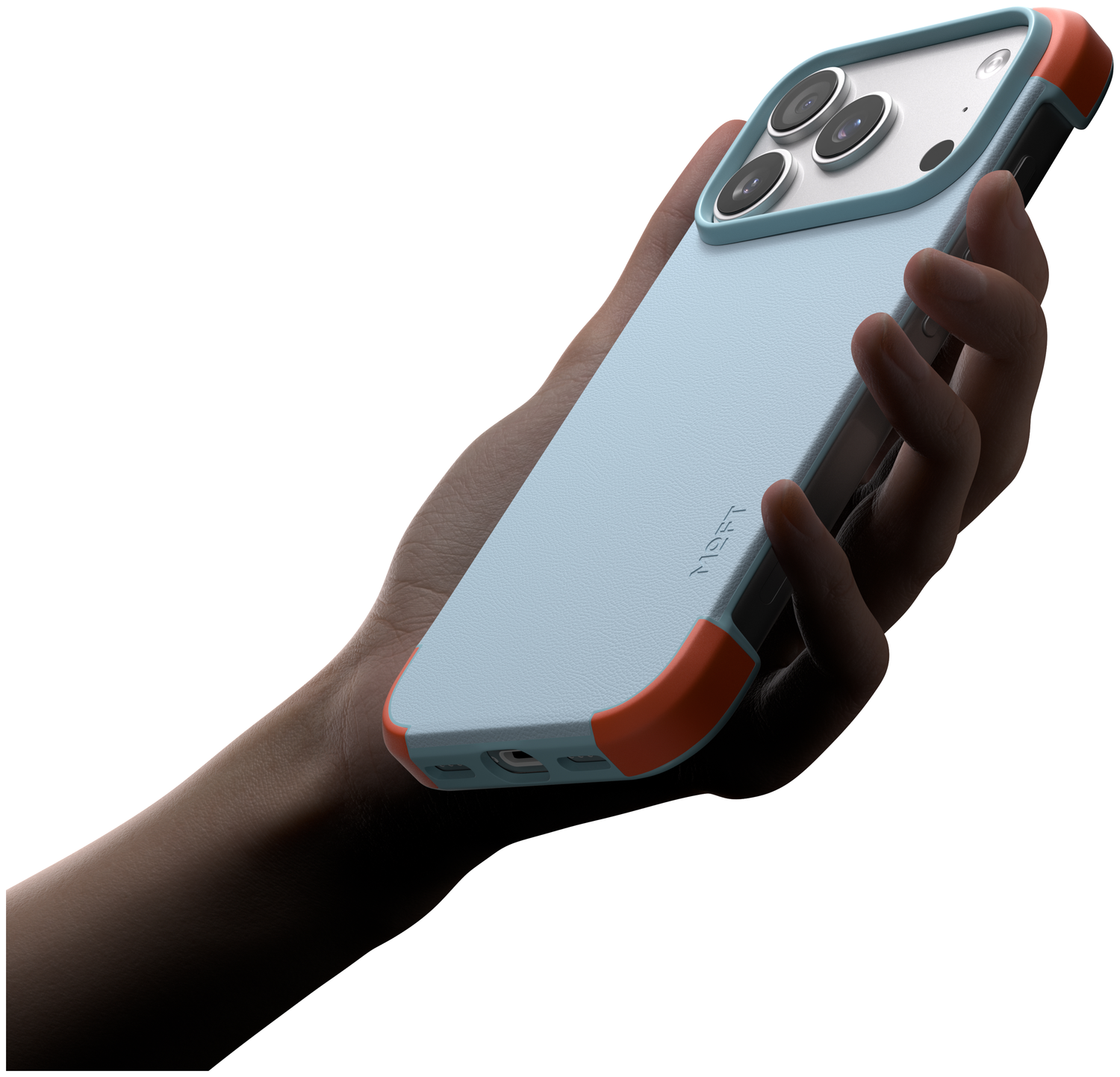 MOFT MOVAS Frame iPhone 17 Pro Max Hoesje MagSafe Back Cover Ultra Dun Blauw afbeelding 6