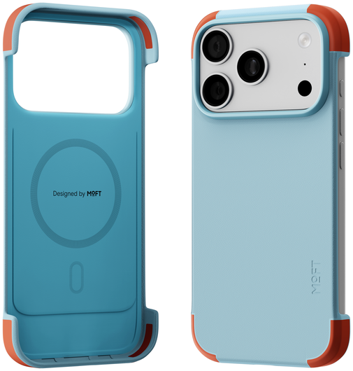 MOFT MOVAS Frame iPhone 17 Pro Max Hoesje MagSafe Back Cover Ultra Dun Blauw afbeelding 16