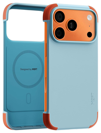 MOFT MOVAS Frame iPhone 17 Pro Max Hoesje MagSafe Back Cover Ultra Dun Blauw afbeelding