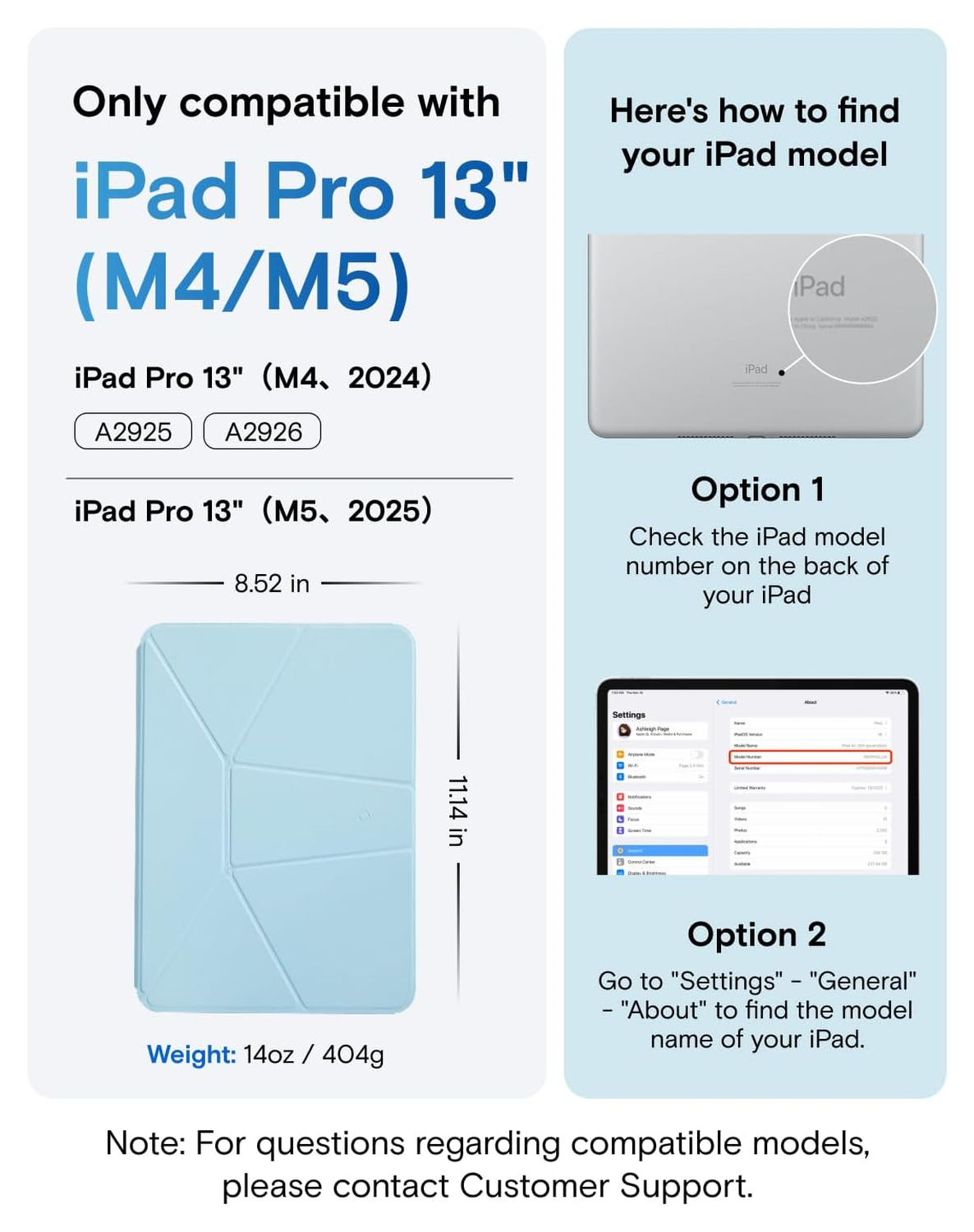 MOFT Dynamic Folio iPad Pro 13 (2024/2025) Hoes Book Case met Standaard Blauw afbeelding 2