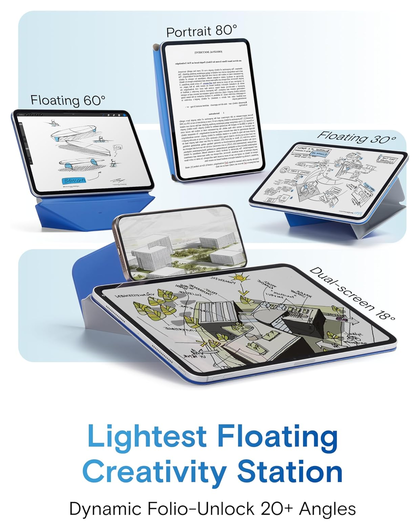 MOFT Dynamic Folio iPad Air 11 (2024/2025) / Air 10.9 (2022/2020) Hoes Grijs afbeelding 4
