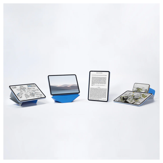 MOFT Dynamic Folio iPad 11 (2025) / 10.9 (2022) Hoes Book Case Standaard Grijs afbeelding 13