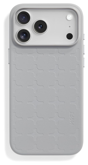 MOFT MOVAS Tombogo Snap iPhone 17 Pro Max Hoesje MagSafe Vegan Leer Grijs afbeelding 1