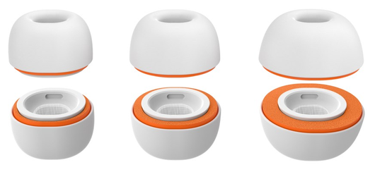 SBG 3 Pack AirPods Pro 1e & 2e Generatie Siliconen Memory Foam Dopjes S / M / L afbeelding 7
