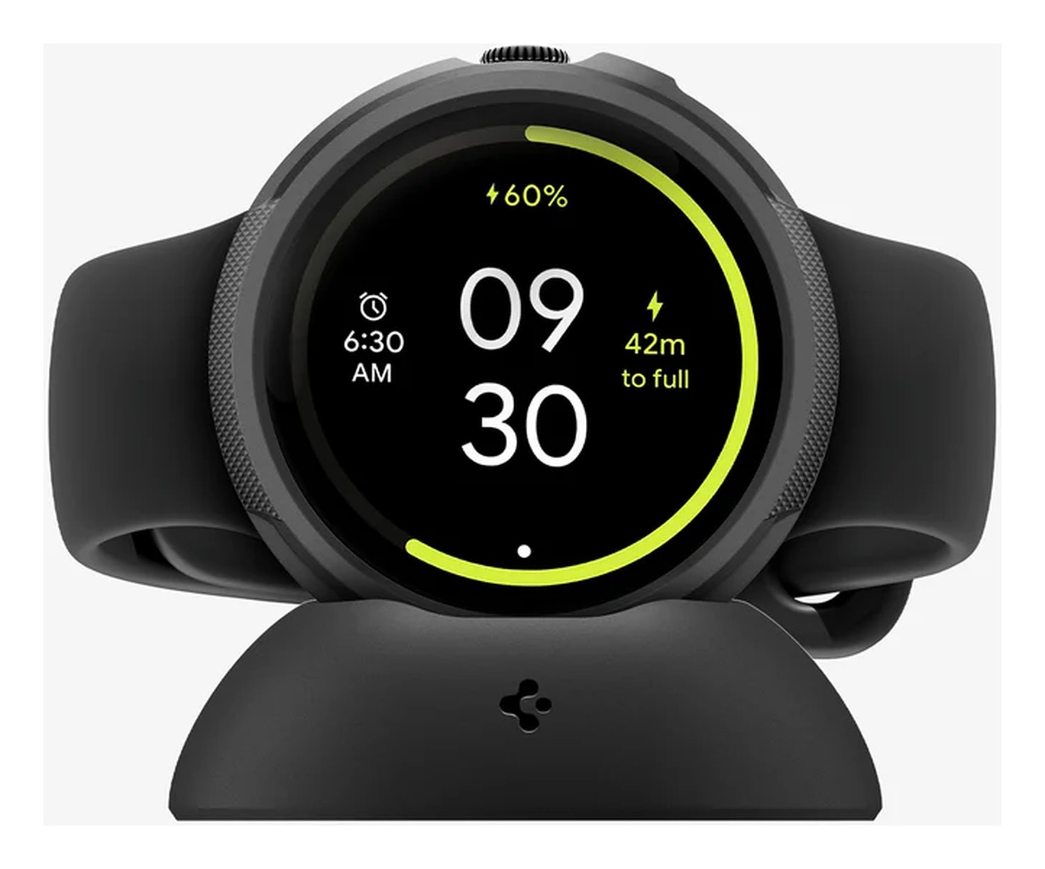 Spigen Liquid Air - Google Pixel Watch 4-45MM Hoesje - Matte Zwart afbeelding 9