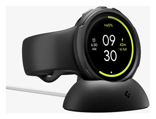 Spigen Liquid Air - Google Pixel Watch 4-45MM Hoesje - Matte Zwart afbeelding 11