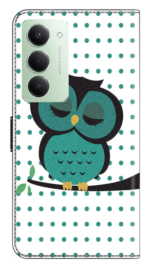 Xiaomi Redmi 15 (4G) Hoesje Portemonnee Book Case Uil Print afbeelding 6
