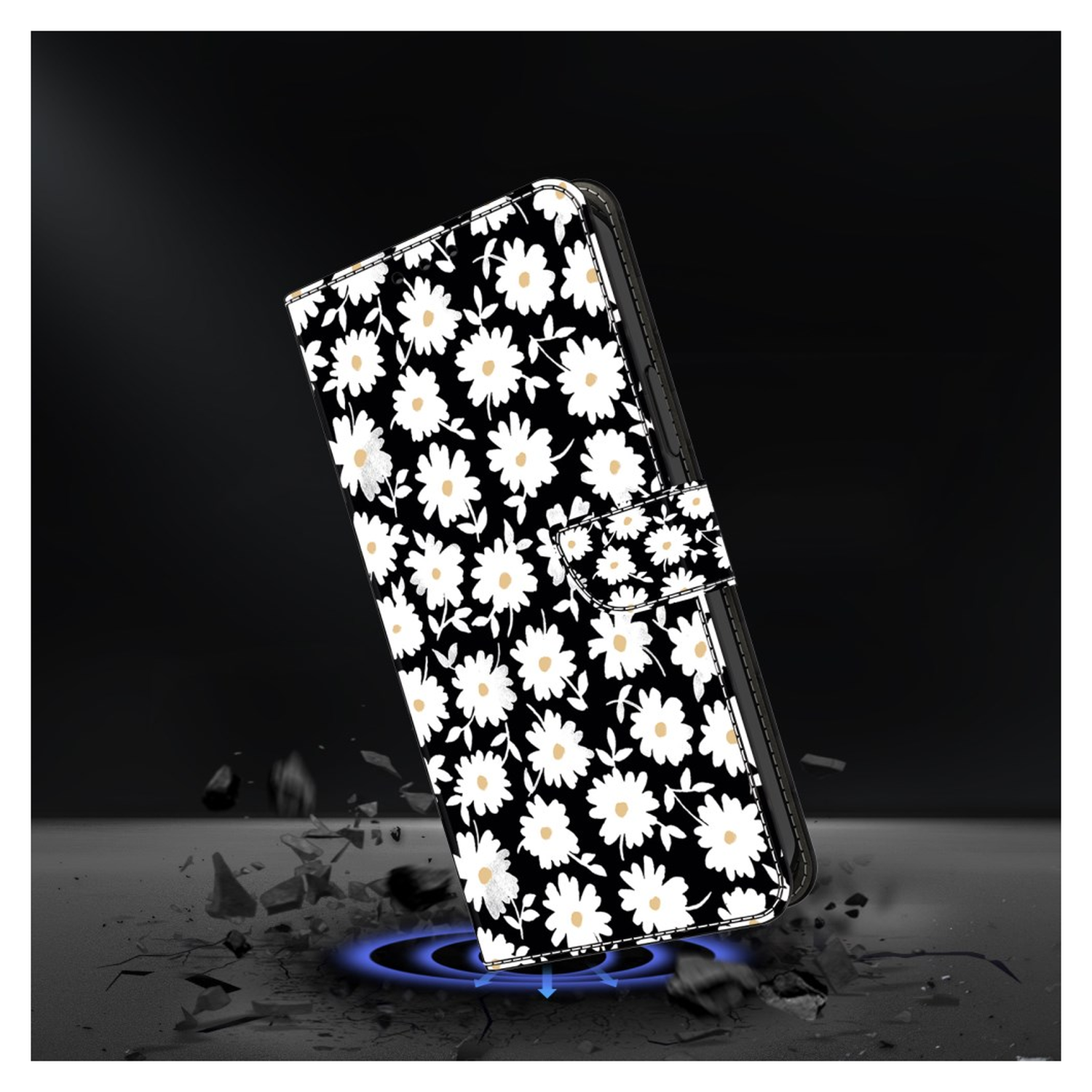 Xiaomi Redmi 15 (5G) Hoesje Portemonnee Book Case Bloem Print afbeelding 4