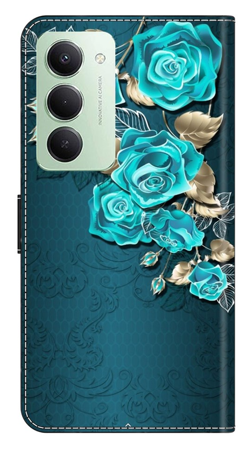 Xiaomi Redmi 15 (5G) Hoesje Portemonnee Book Case Roos Print afbeelding 6