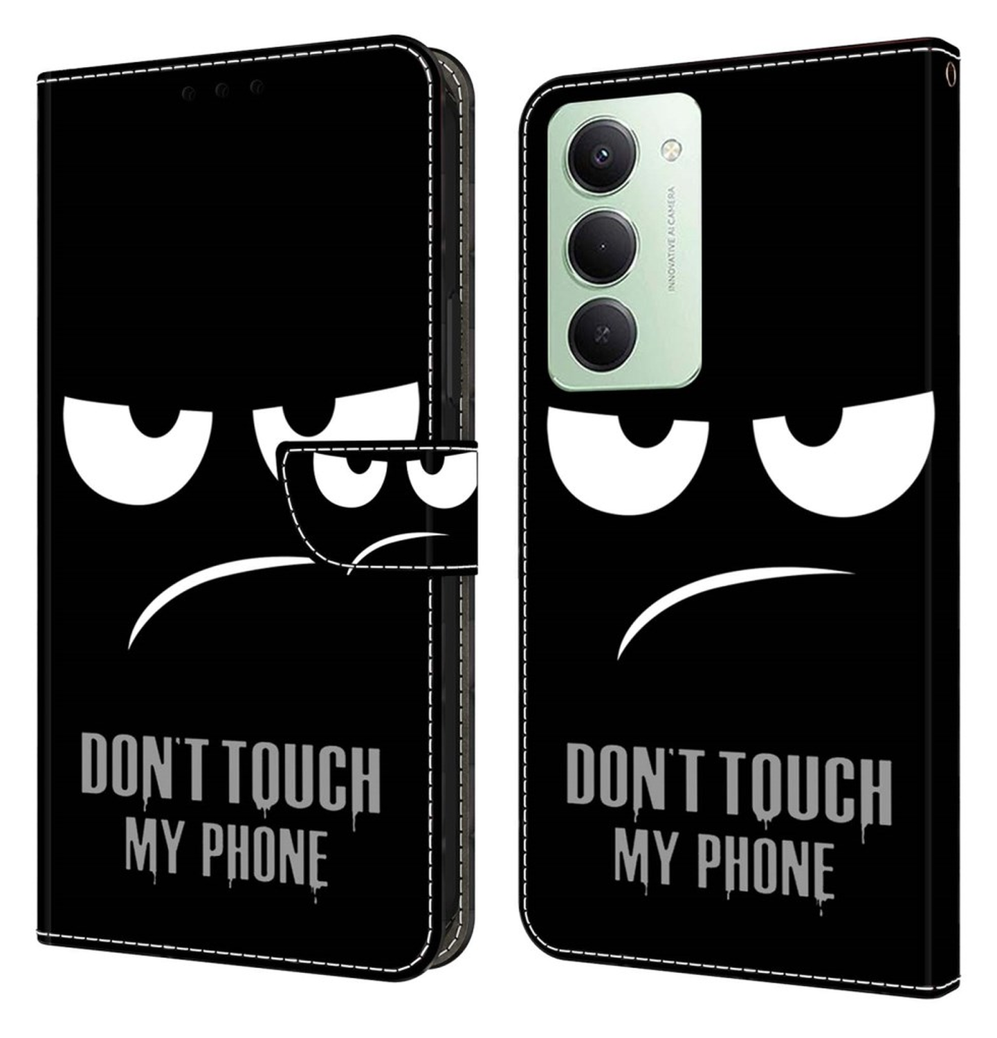 Xiaomi Redmi 15 (5G) Hoesje Portemonnee Book Case Touch Print afbeelding 2