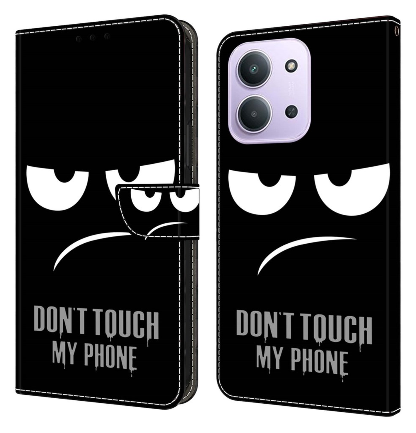 Xiaomi Redmi 15C Hoesje Portemonnee Book Case Touch Print afbeelding 1