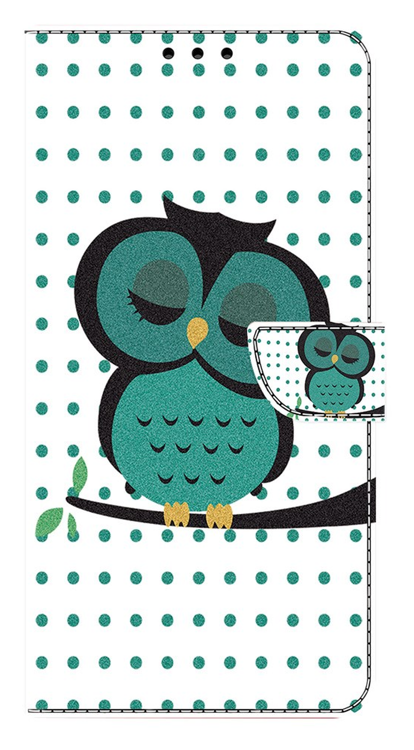 Xiaomi Redmi 15C Hoesje Portemonnee Book Case Uil Print afbeelding 5