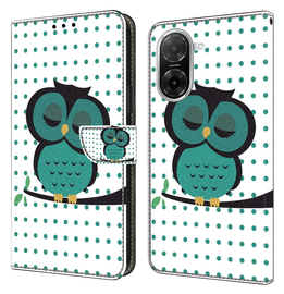 Xiaomi Redmi A5 4G Hoesje Portemonnee Book Case Uil Print afbeelding