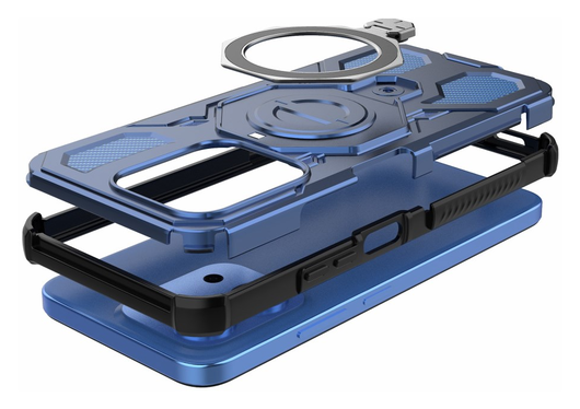 Xiaomi Redmi 15C Hoesje MagSafe 360° Standaard Blauw afbeelding 7