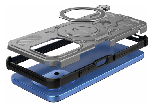 Xiaomi Redmi 15C Hoesje MagSafe 360° Standaard Grijs afbeelding 7