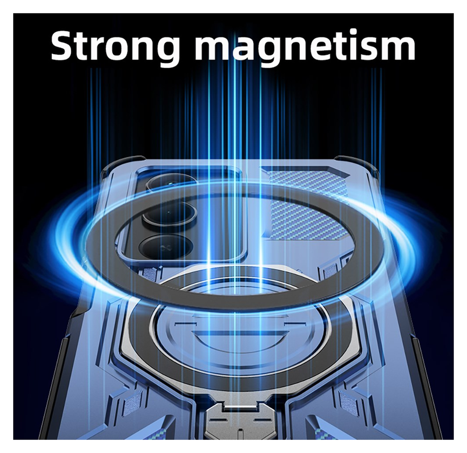 Xiaomi Redmi 15 5G Hoesje MagSafe 360° Standaard Zwart afbeelding 6