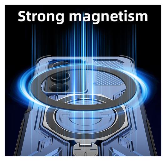 Xiaomi Redmi 15 5G Hoesje MagSafe 360° Standaard Zwart afbeelding 6