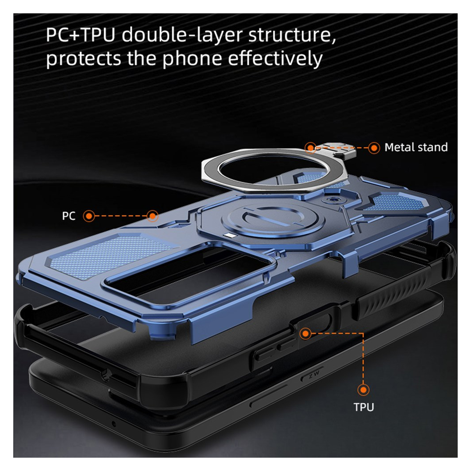 Xiaomi Redmi 15 5G Hoesje MagSafe 360° Standaard Grijs afbeelding 11