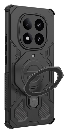 Xiaomi Redmi Note 14 Pro Plus Hoesje MagSafe 360° Standaard Zwart afbeelding 7