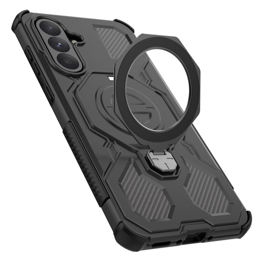 Samsung Galaxy A56 Hoesje MagSafe 360° Standaard Zwart afbeelding 5