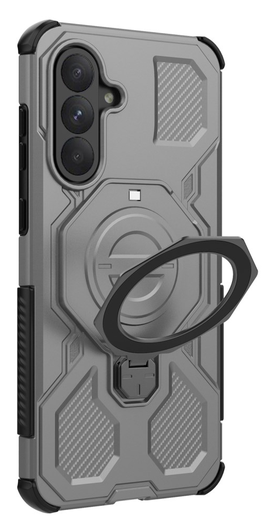 Samsung Galaxy A56 Hoesje MagSafe 360° Standaard Grijs afbeelding 7