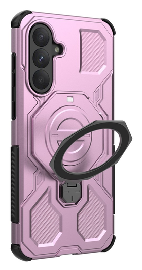 Samsung Galaxy A56 Hoesje MagSafe 360° Standaard Roze afbeelding 7