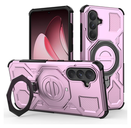 Samsung Galaxy A56 Hoesje MagSafe 360° Standaard Roze