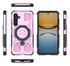 Samsung Galaxy A55 Hoesje MagSafe 360° Standaard Roze afbeelding 8