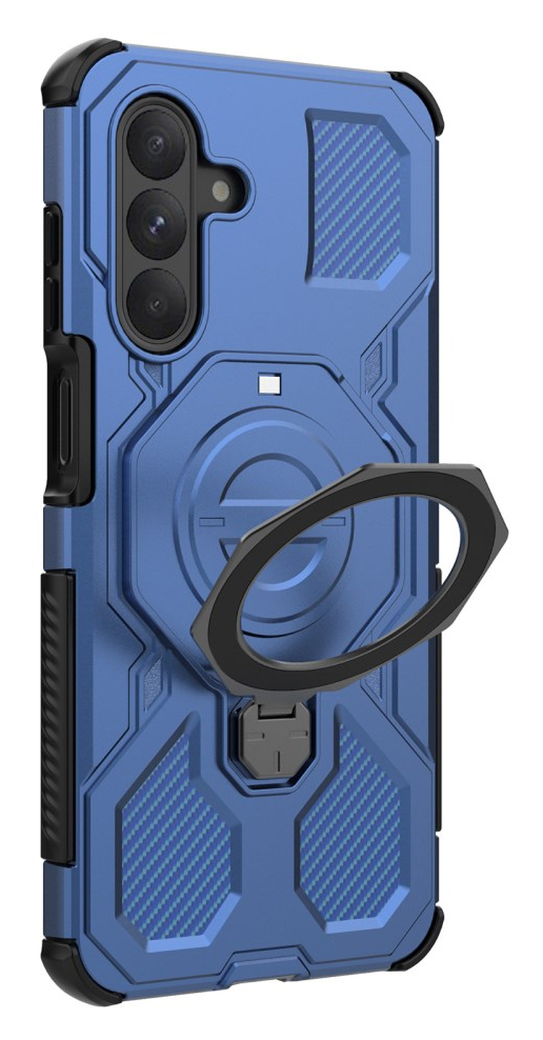 Samsung Galaxy A26 Hoesje MagSafe 360° Standaard Blauw afbeelding 8