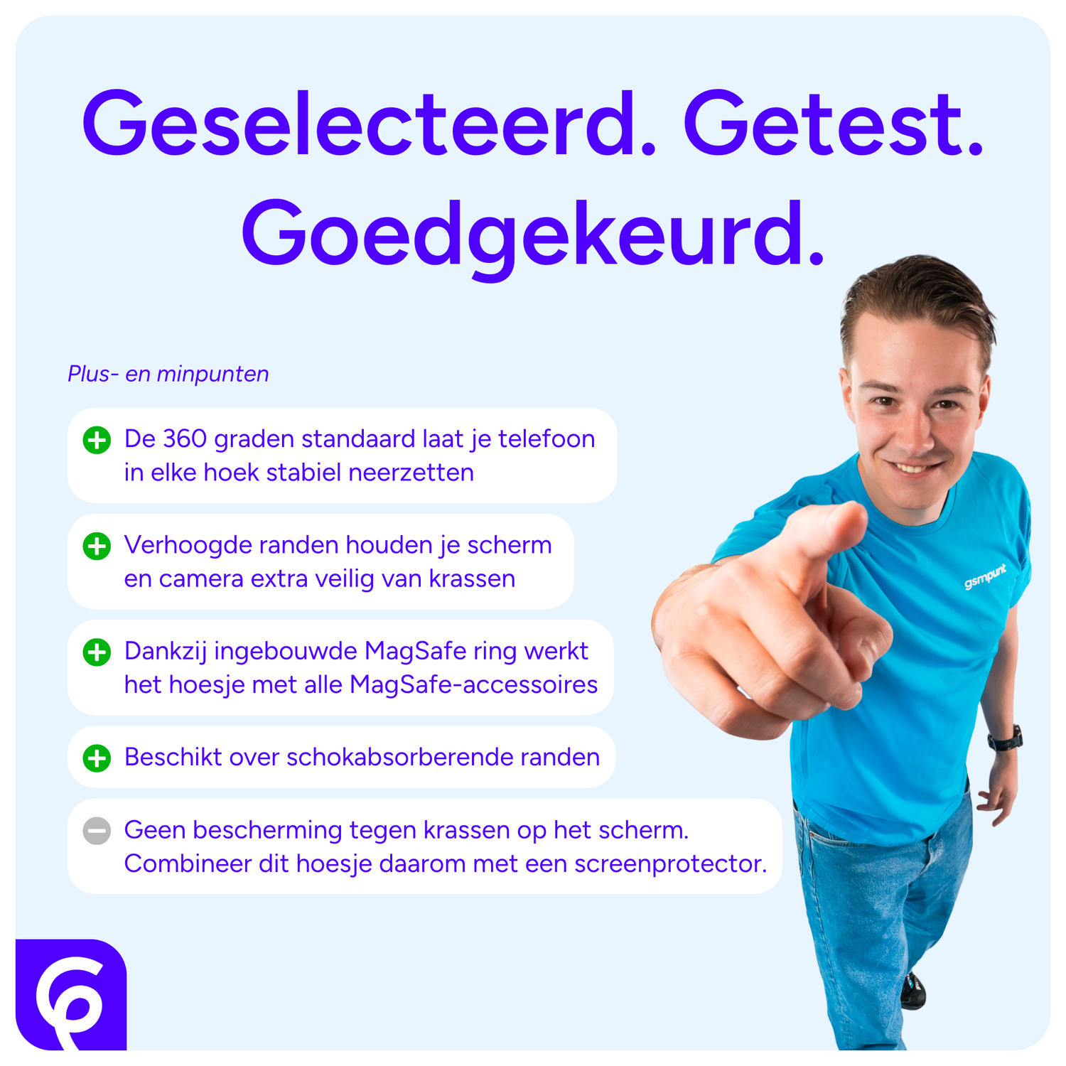 Samsung Galaxy A26 Hoesje MagSafe 360° Standaard Zwart afbeelding 3