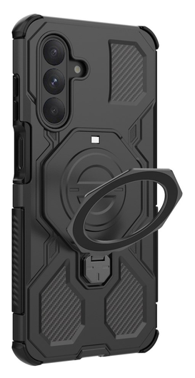 Samsung Galaxy A26 Hoesje MagSafe 360° Standaard Zwart afbeelding 7