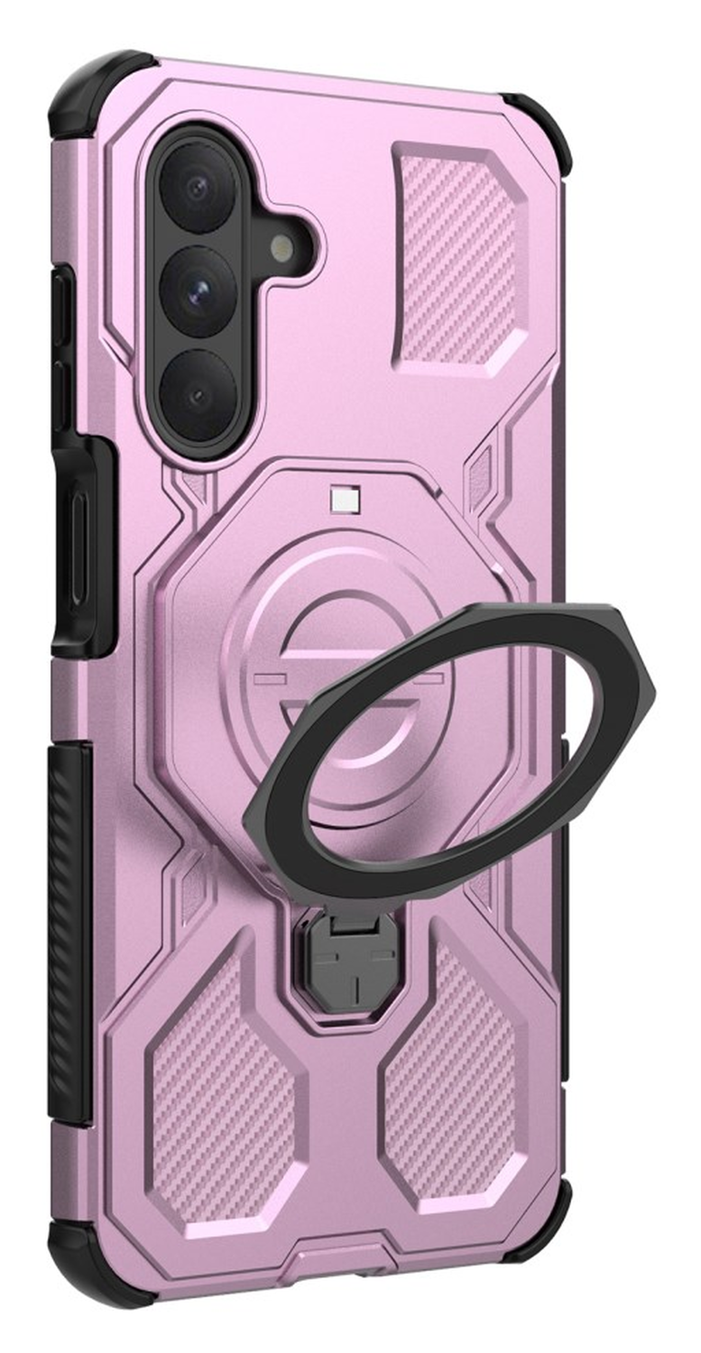 Samsung Galaxy A26 Hoesje MagSafe 360° Standaard Roze afbeelding 7