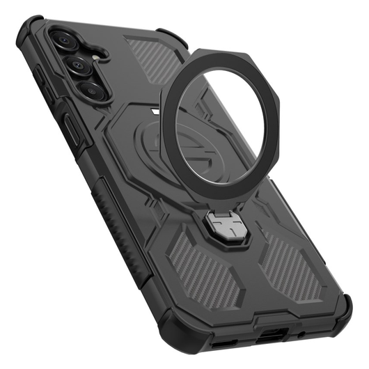 Samsung Galaxy A16 Hoesje MagSafe 360° Standaard Zwart afbeelding 5