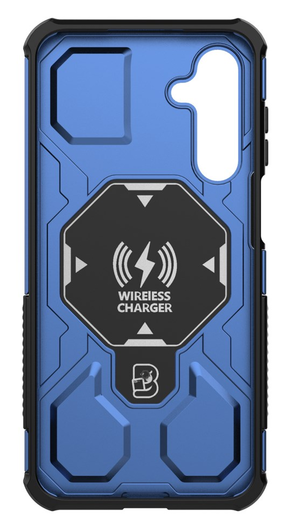 Samsung Galaxy A16 Hoesje MagSafe 360° Standaard Blauw afbeelding 5