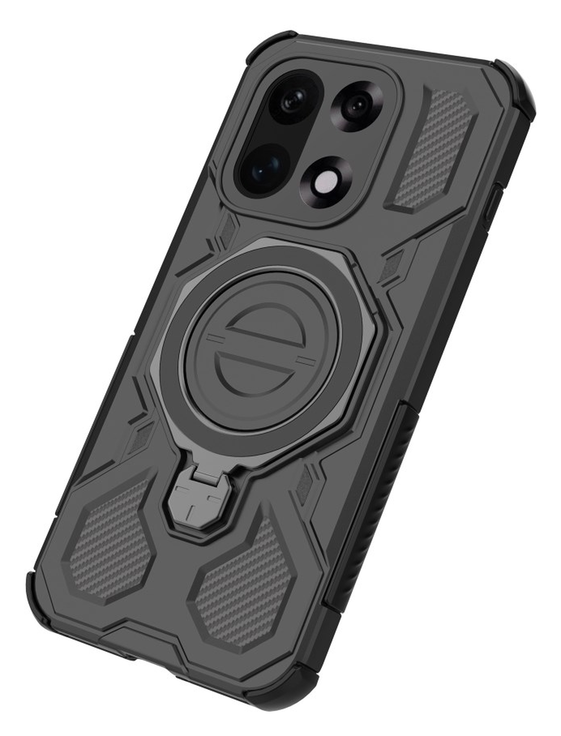 OnePlus 15 Hoesje MagSafe 360° Standaard Zwart afbeelding 10